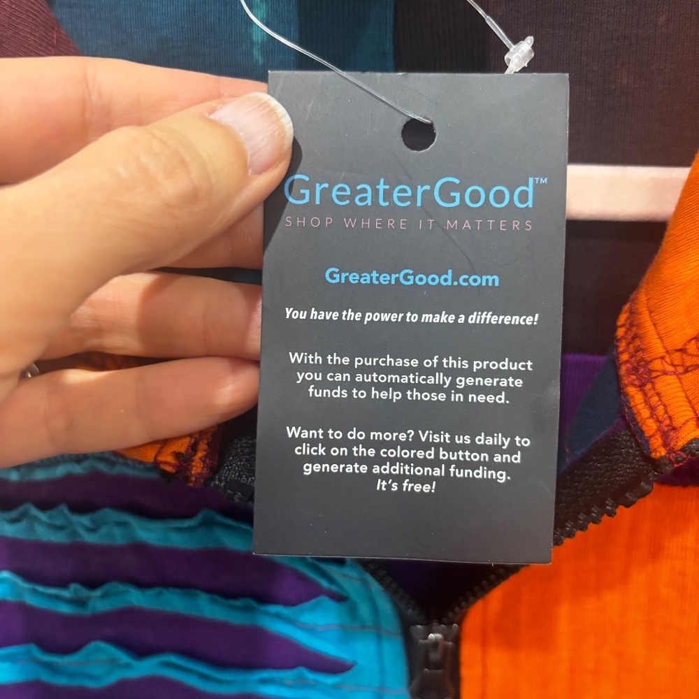 Greater Good Network Multicolor Patchwork Jacket … - image 4